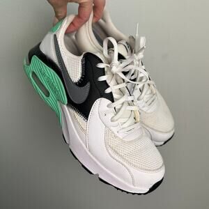 Nike Air Max Excee White Green Glow Sneakers Size 10